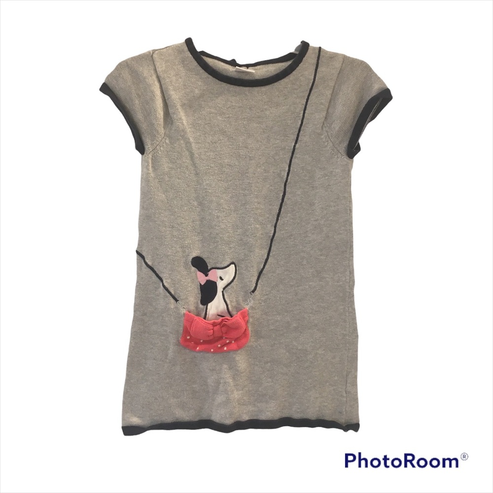 Gymboree girls gray sweater dress size 5t